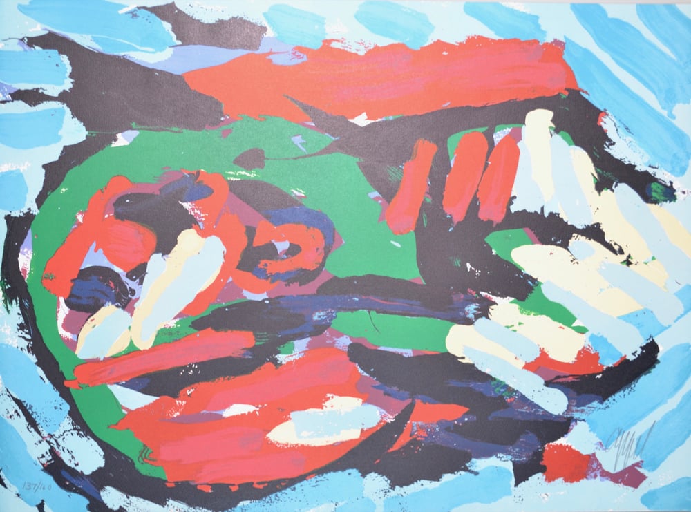 Appel, Karel | Flying head over ocean, 1972 — available on Composition Gallery