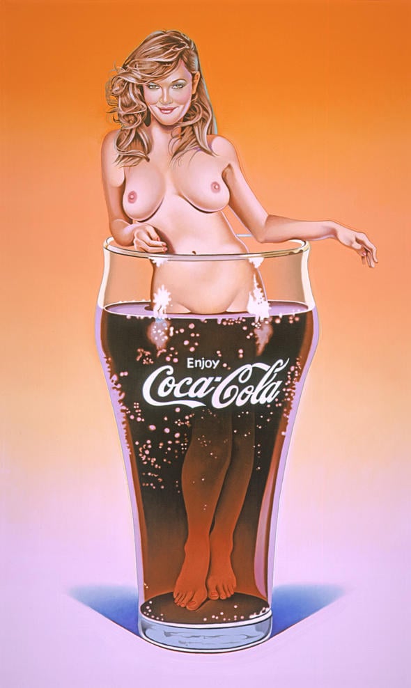 Ramos, Mel | Lola Cola - The Pause That Refreshes #2 , 2005 — available on Composition Gallery