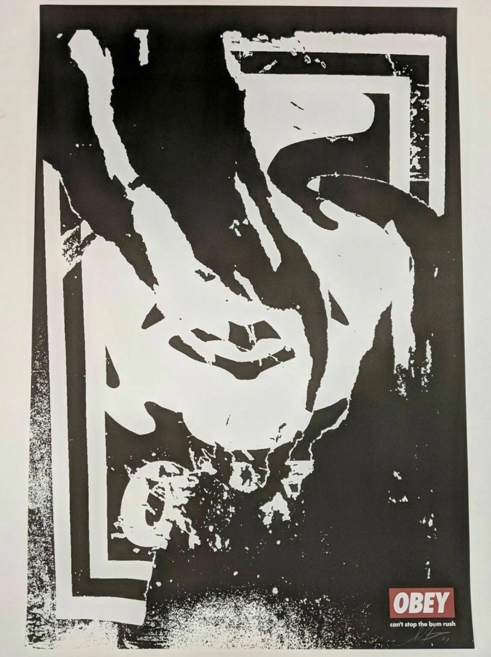 Fairey, Shepard | Obey (Ripped), 2001 — available on Composition Gallery