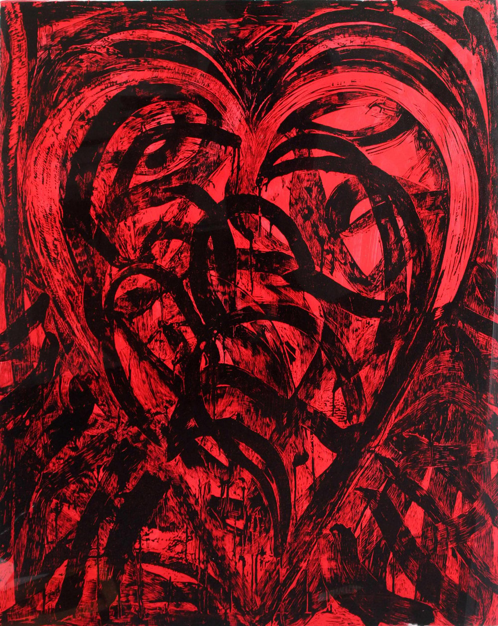 Dine, Jim | The Red Talisman, 2018 — available on Composition Gallery