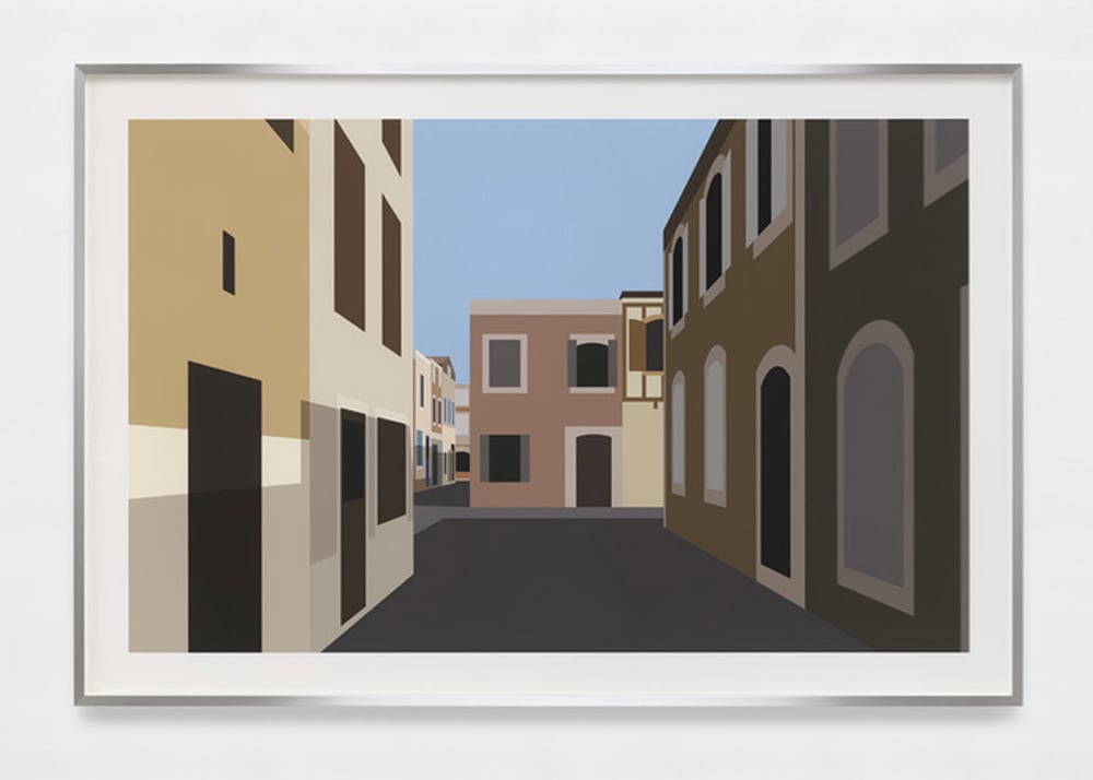 Opie, Julian | French Village 1, 2021 — available on Composition Gallery