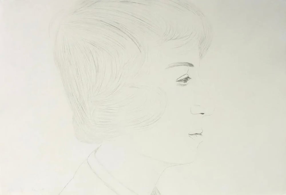 Katz, Alex | Profile of Vincent, 1974 — available on Composition Gallery