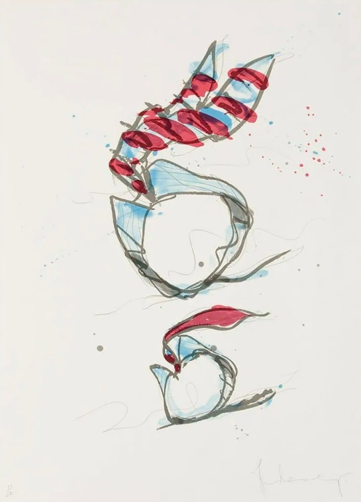 Oldenburg, Claes | Rolling Collar and Tie, 1991 — available on Composition Gallery Oldenburg, Claes | Rolling Collar and Tie, 1991 — available on Composition Gallery