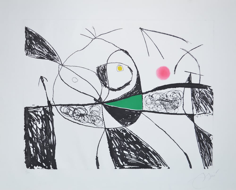 Miró, Joan | Serie Mallorca - D618, 1973 — available on Composition Gallery