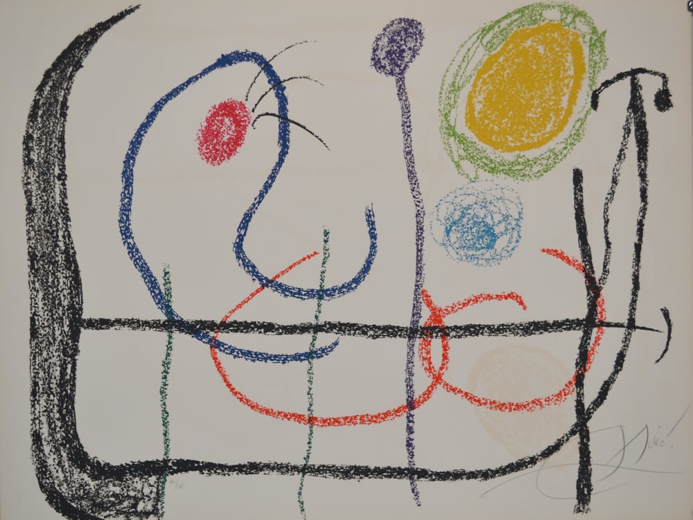Miró, Joan | Untitled, from Album 21 portfolio - M1136, 1978 — available on Composition Gallery