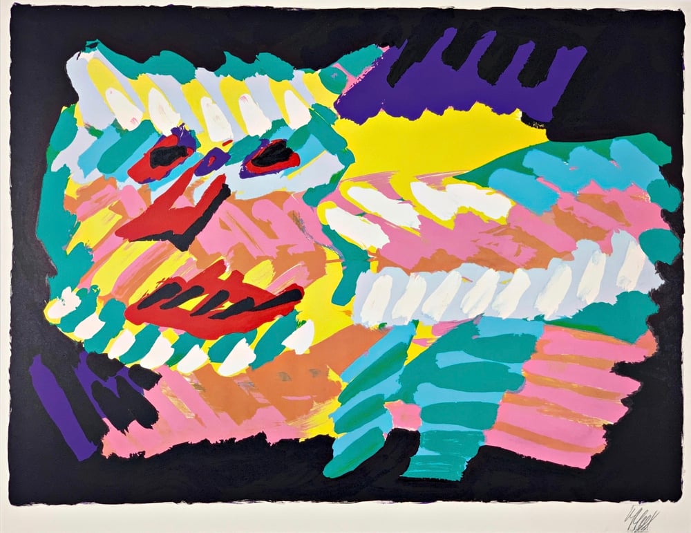 Appel, Karel | Pink Cat, 1979 — available on Composition Gallery