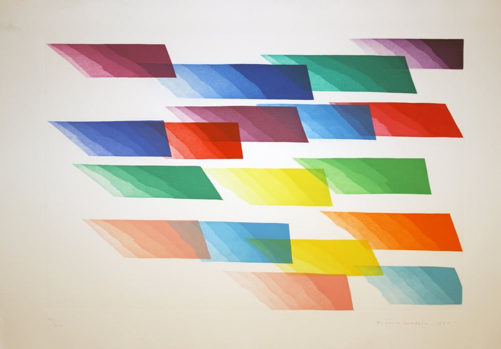 Dorazio, Piero | Color fax 3, 1990 — available on Composition Gallery
