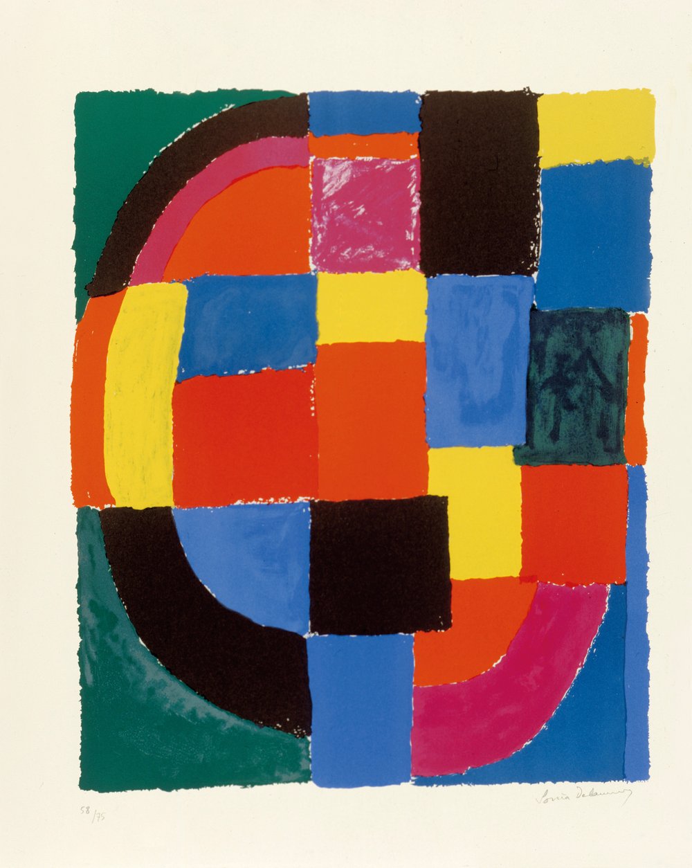 Delaunay, Sonia | Le Guépard, 1970 — available on Composition Gallery