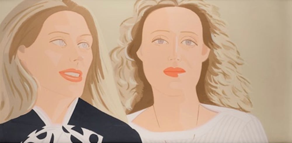 Katz, Alex | Julia and Alexandra, 1983 — available on Composition Gallery