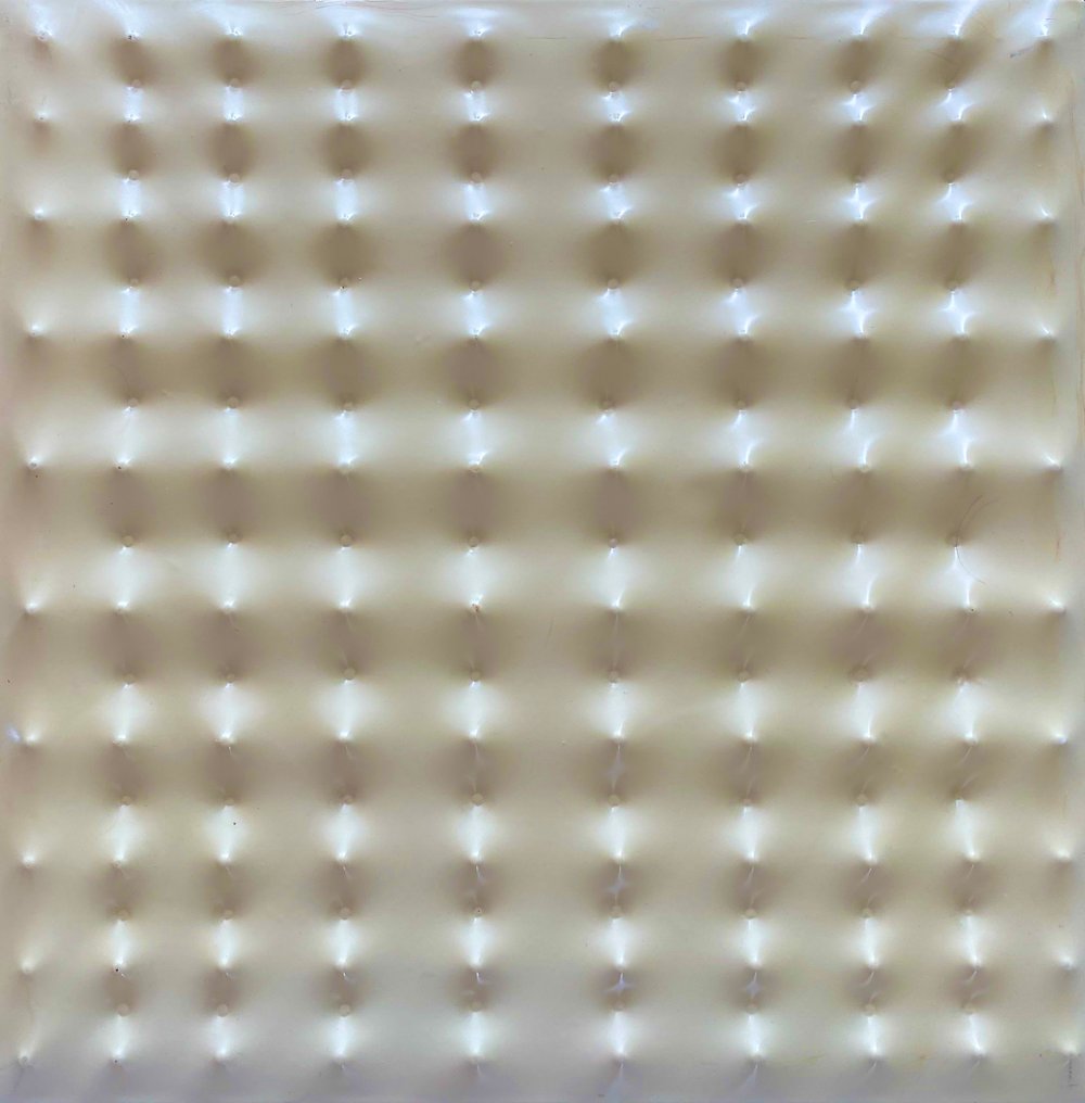 Castellani, Enrico | Superficie (Vanilla/Gold), 1968 — available on Composition Gallery