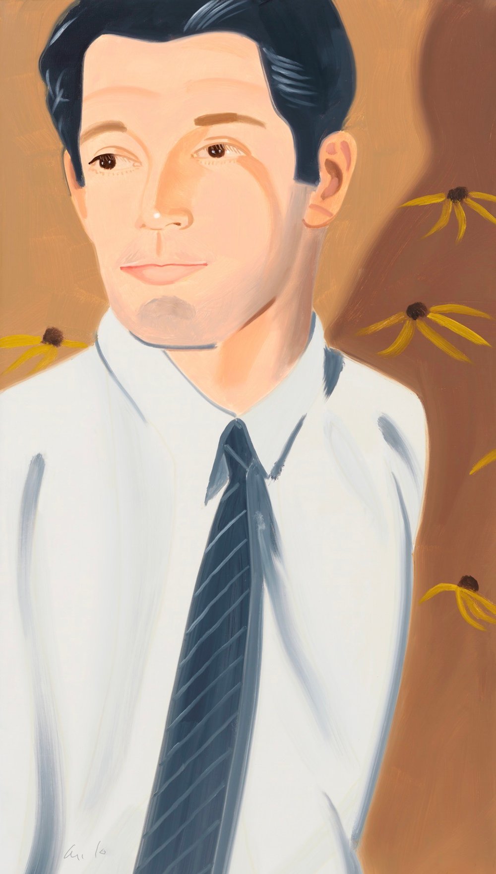 Katz, Alex | White Shirt (William), 2021 — available on Composition Gallery
