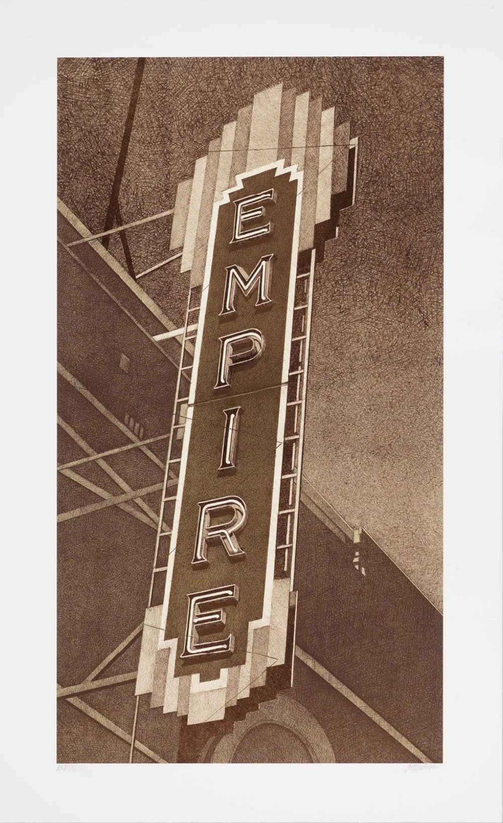 Cottingham, Robert | Empire (Vertical), 2012 — available on Composition Gallery