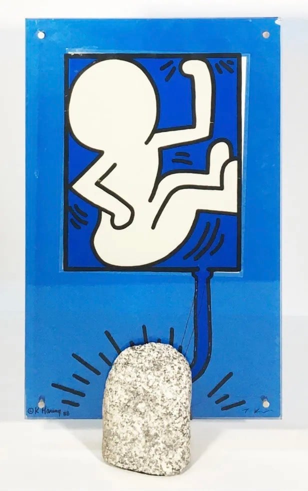 Haring, Keith | Keith Haring Table Lamp, 1988 — available on Composition Gallery