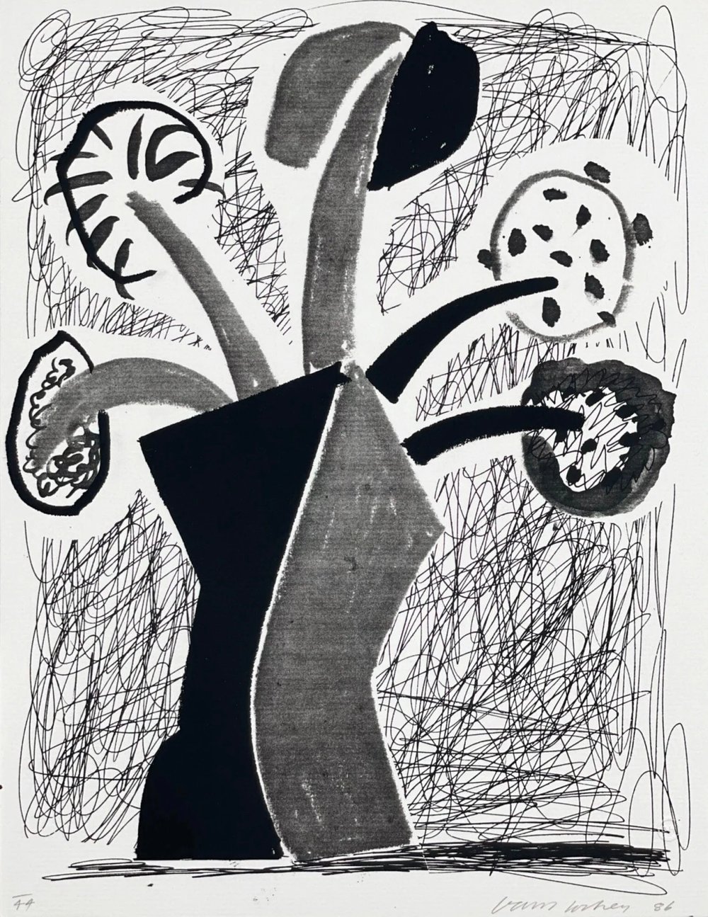 Hockney, David | Growing, 1986 — available on Composition Gallery