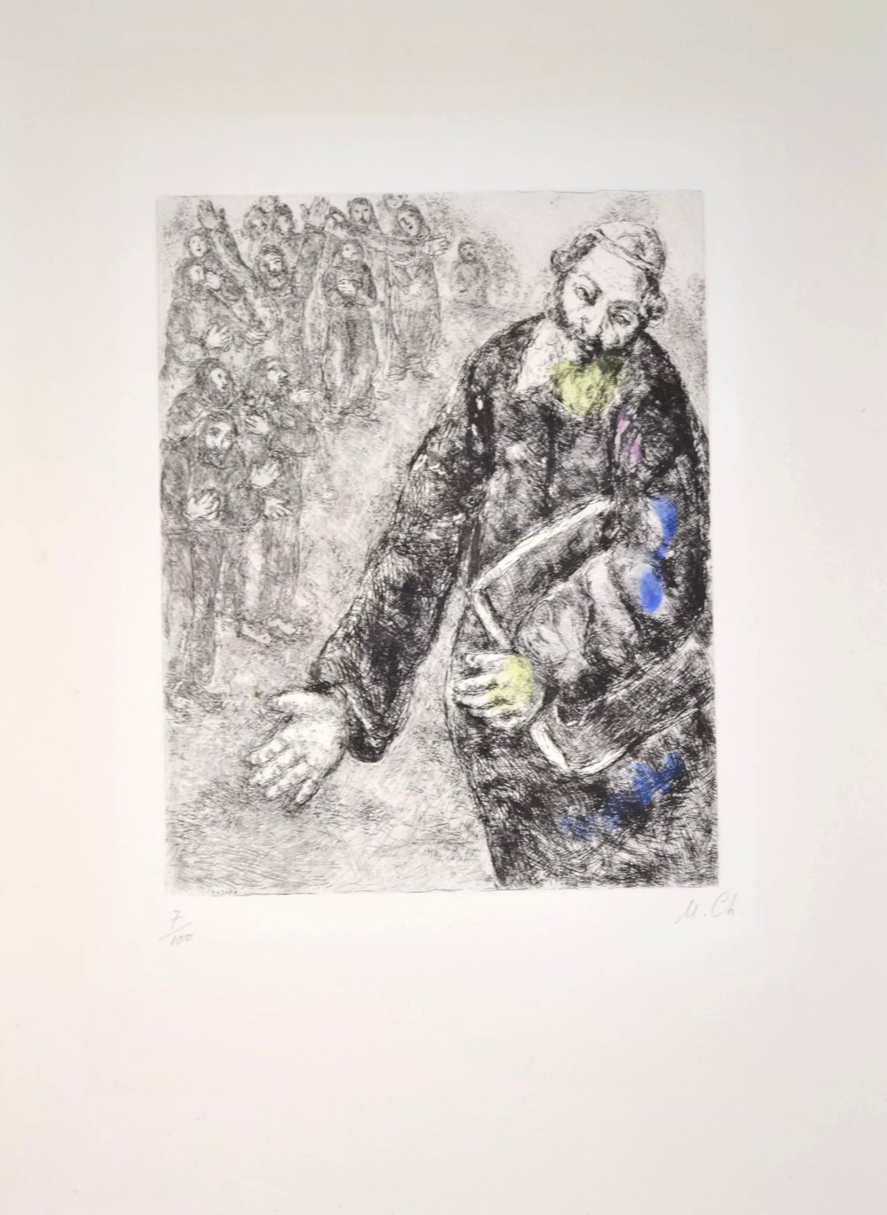 Chagall, Marc | Joshua reading The Word Of The Law - MCH47 — available on Composition Gallery Chagall, Marc | Joshua reading The Word Of The Law - MCH47 — available on Composition Gallery