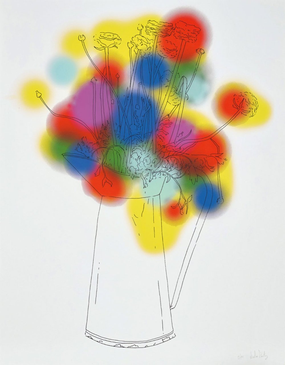Party, Nicolas | Flowers and few colors, 2013 — available on Composition Gallery