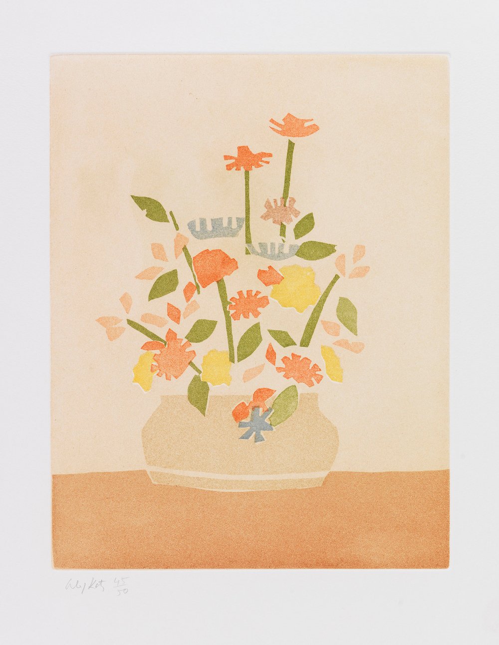Katz, Alex | Wildflowers in Vase, 2008 — available on Composition Gallery