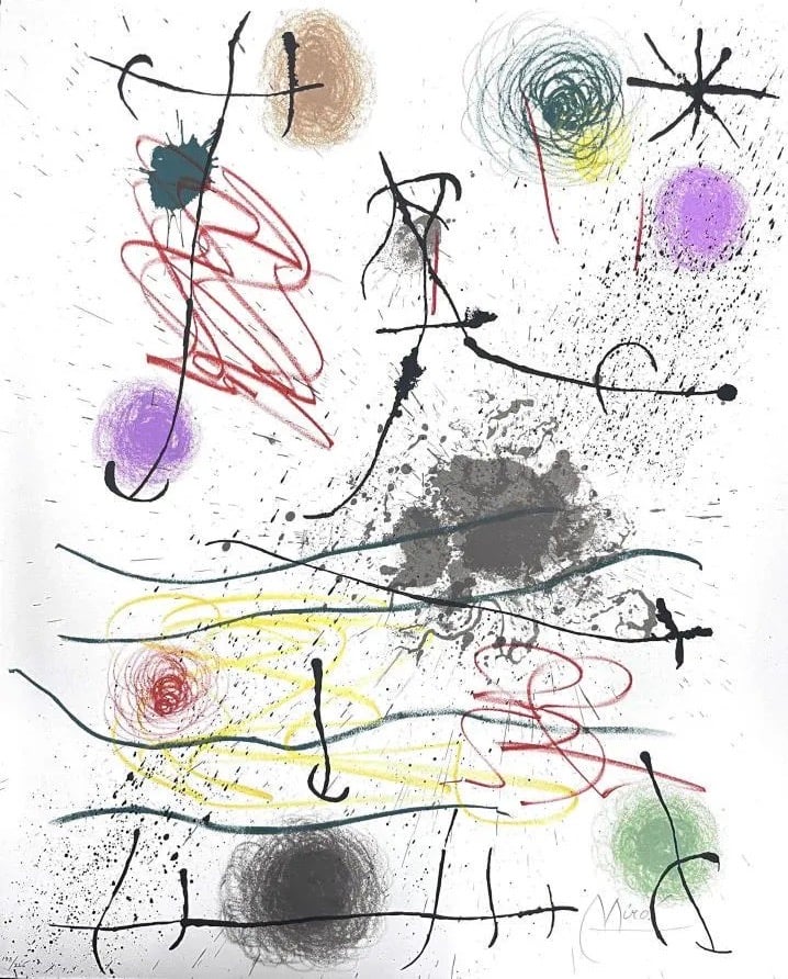 Miró, Joan | Quelques Fleurs IV, 1964 — available on Composition Gallery Miró, Joan | Quelques Fleurs IV, 1964 — available on Composition Gallery