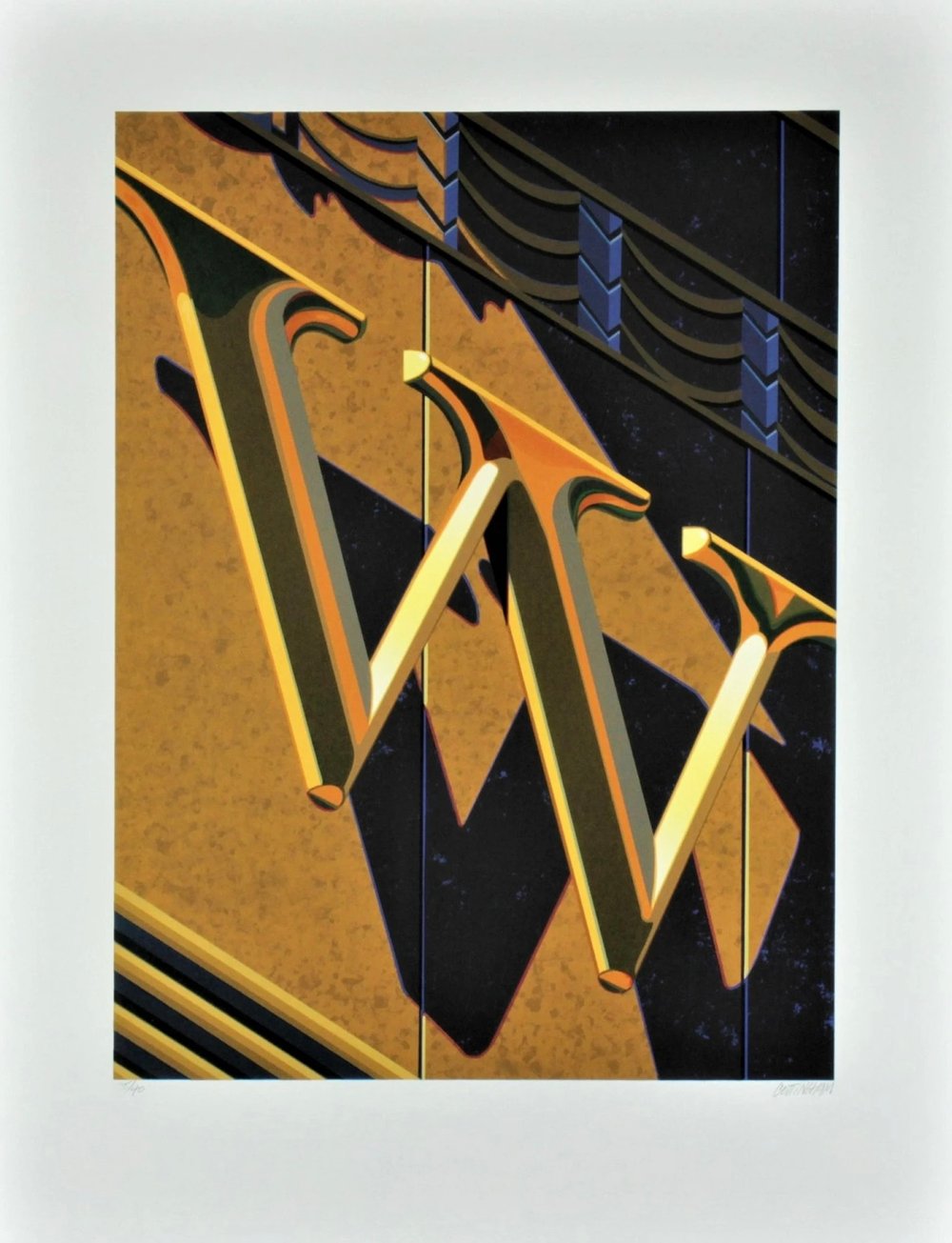 Cottingham, Robert | The Letter W, 2001 — available on Composition Gallery