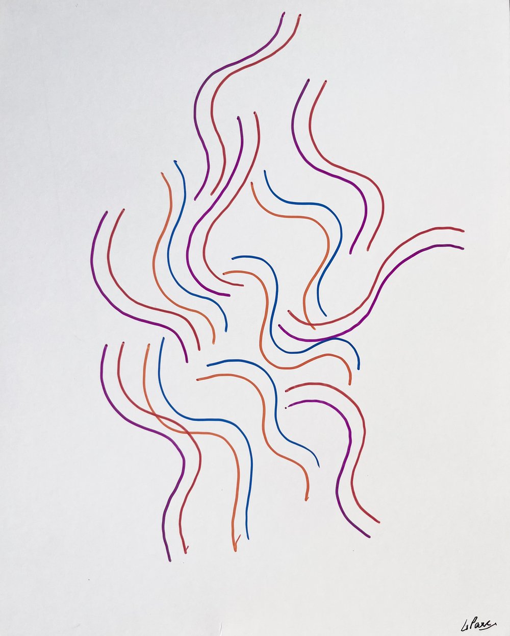 Le Parc, Julio | Dessin Infinie 18, 2022 — available on Composition Gallery