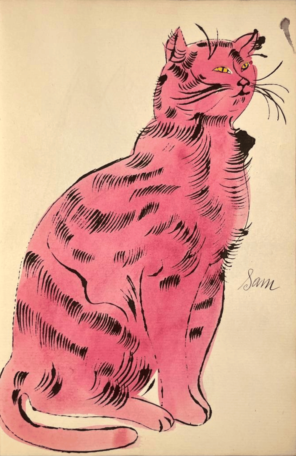 Warhol, Andy | 25 Cats Name[d] Sam and One Blue Pussy, IV.56B, ca. 1954 — available on Composition Gallery