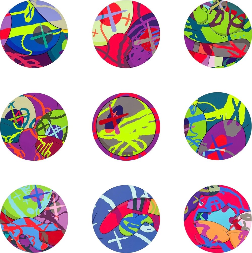 KAWS | The News (portfolio of 9 prints), 2017 — available on Composition Gallery
