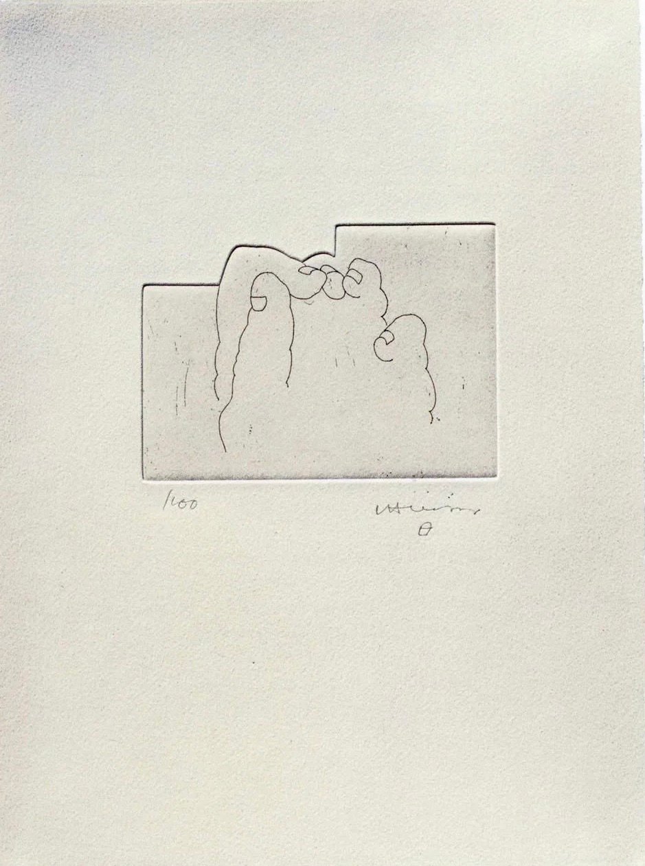 Chillida, Eduardo | Literature or Life (Esku XXXV, Hebrew version), 1997 — available on Composition Gallery