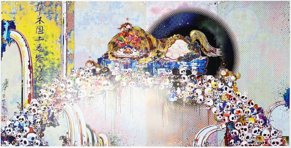 Murakami, Takashi | As the Interdimensional Waves Run Through Me, I can distinguish Between the Voices of Angel and Devil, 2012 — available on Composition Gallery