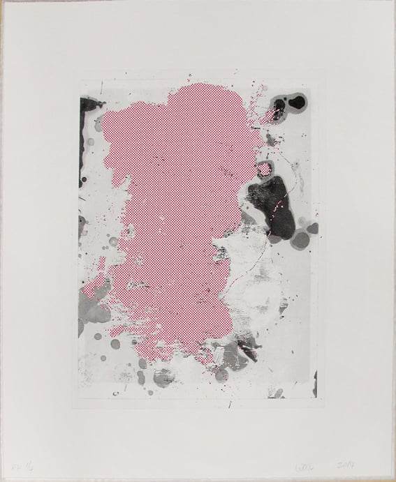 Wool, Christopher | Portraits (Red) 2, 2014 — available on Composition Gallery