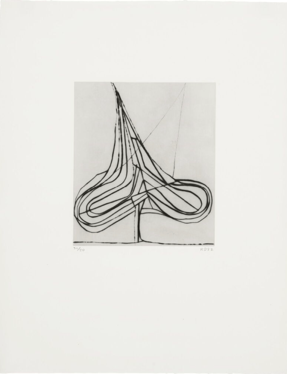 Diebenkorn, Richard | Spade Drypoint, 1982 — available on Composition Gallery