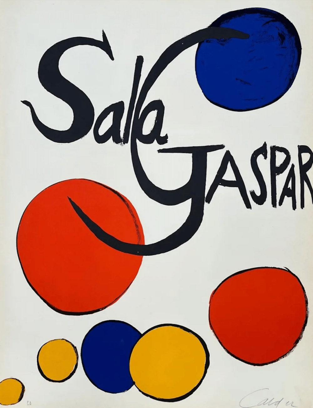 Calder, Alexander | Sala Gaspar, 1973 — available on Composition Gallery