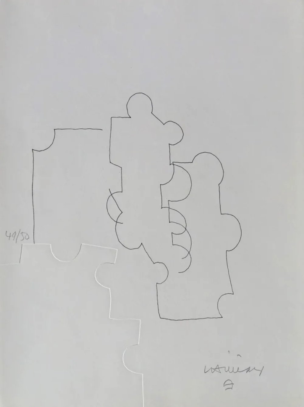 Chillida, Eduardo | Cioran XXVIII, 1983 — available on Composition Gallery