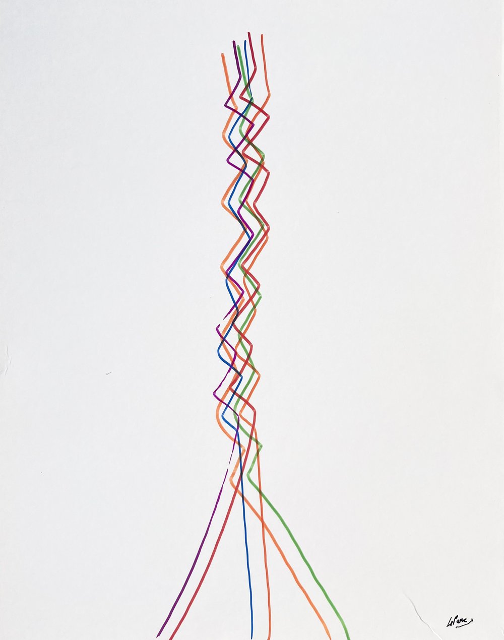 Le Parc, Julio | Dessin Infinie 35, 2022 — available on Composition Gallery