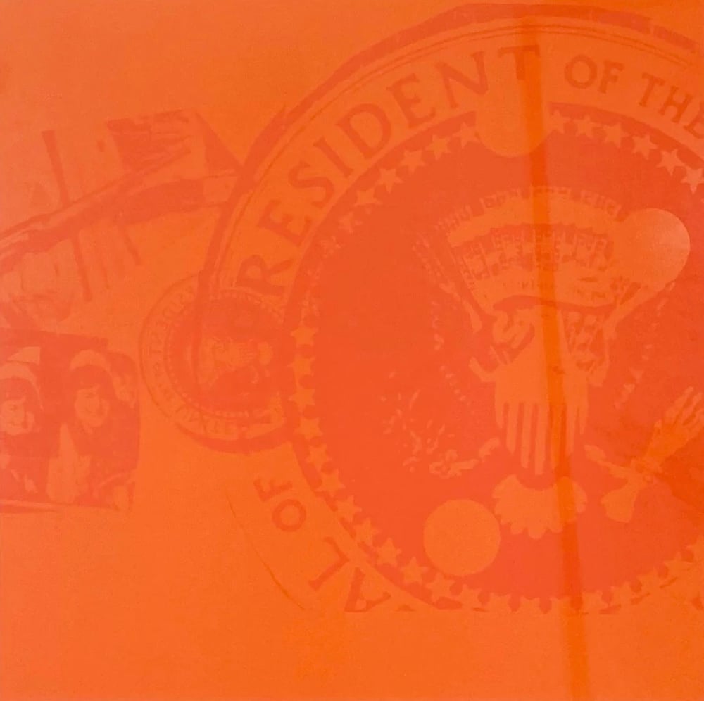 Warhol, Andy | Flash - Orange Presidential Seal  (T.P.), 1968 — available on Composition Gallery