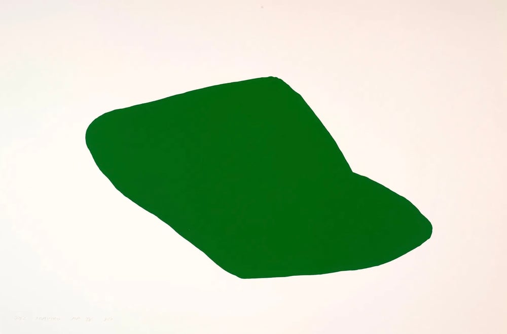 Shapiro, Joel | Untitled (Green), 1980 — available on Composition Gallery