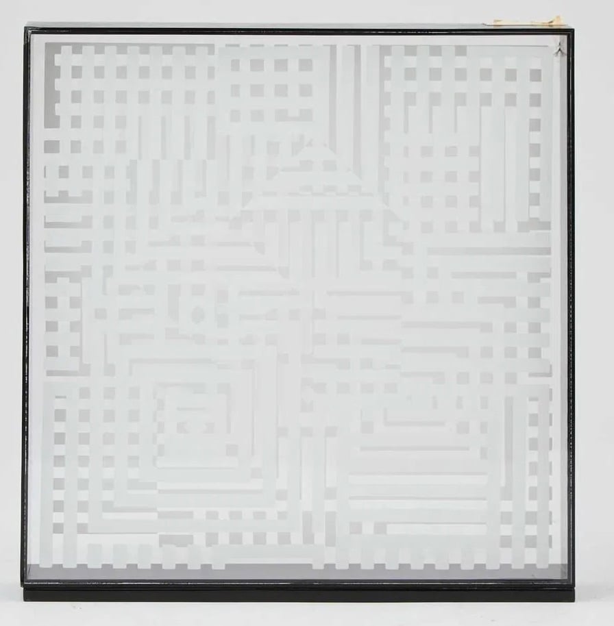 Vasarely, Victor | Omega 25 Blanc, 1965 — available on Composition Gallery