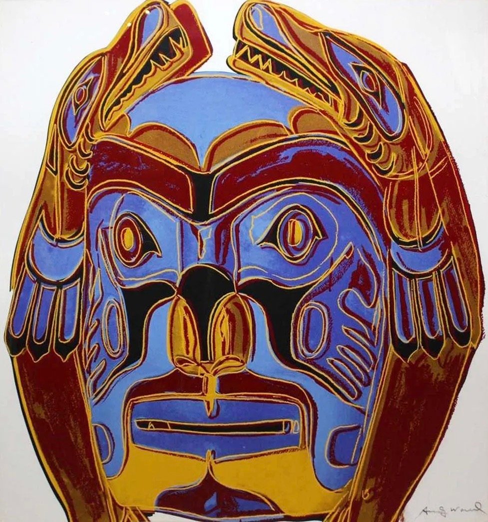 Warhol, Andy | Cowboys and Indians: Northwest Coast Mask, II.380, 1986 — available on Composition Gallery