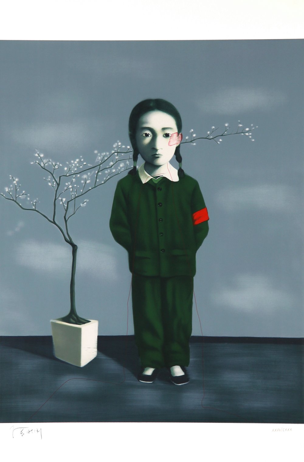 Xiaogang, Zhang | Girl and Tree - Planche No. 13, 2009 — available on Composition Gallery