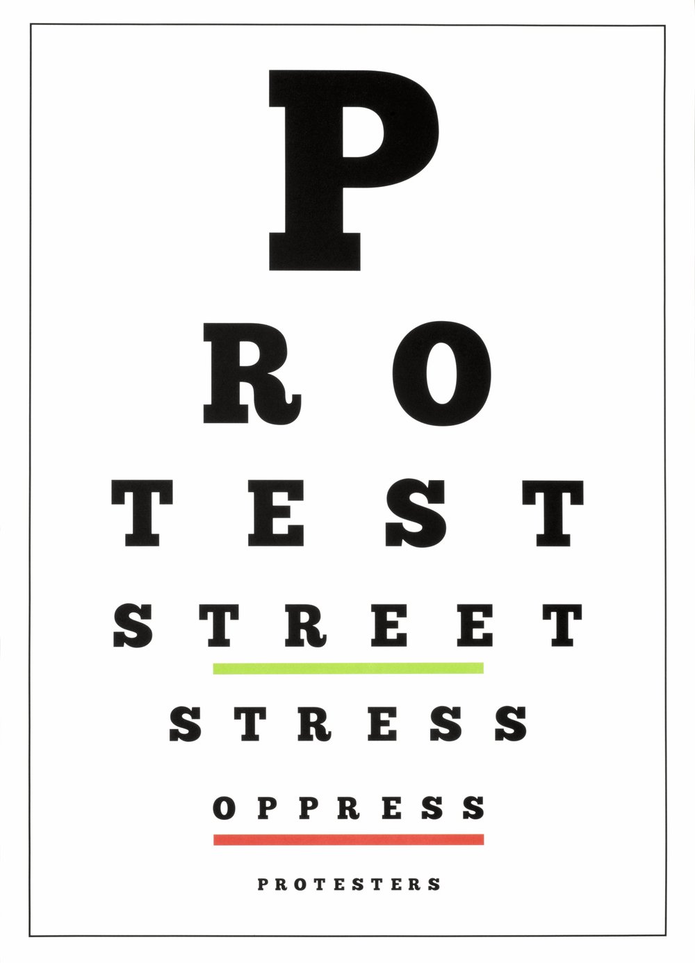 Navarro, Ivan | Carta visual (Protest), 2019 — available on Composition Gallery
