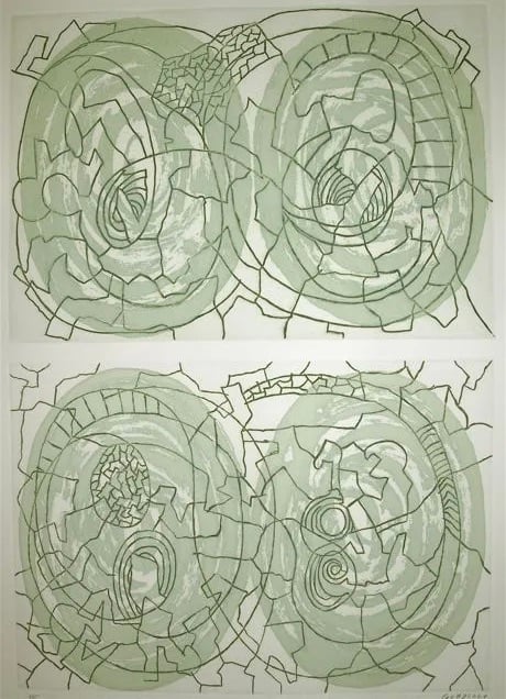 Gordillo, Luis | Untitled (Fractured Echoes), 1991 — available on Composition Gallery