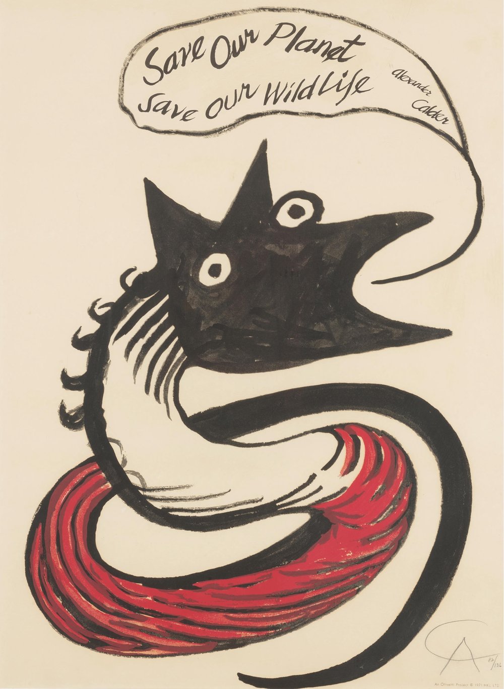 Calder, Alexander | Save Our Planet, Save Our Wildlife, 1971 — available on Composition Gallery Calder, Alexander | Save Our Planet, Save Our Wildlife, 1971 — available on Composition Gallery