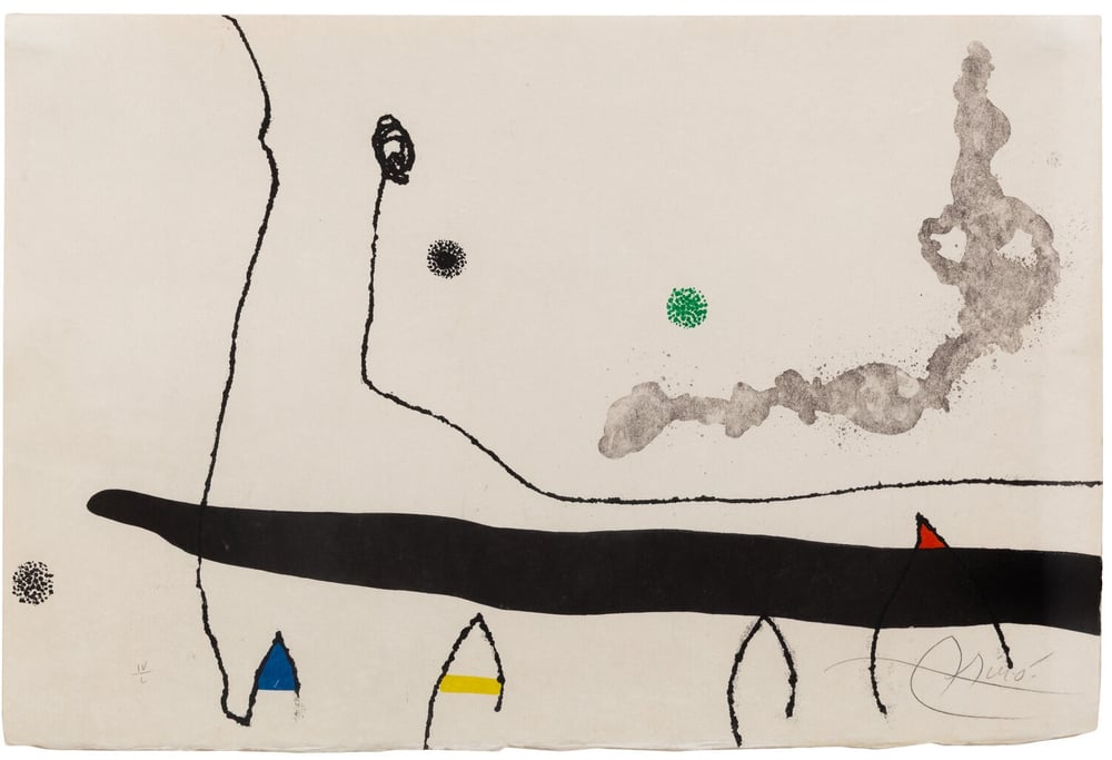 Miró, Joan | Le Marteau sans maître: one plate, 1976 — available on Composition Gallery