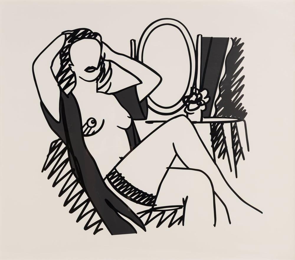 Wesselmann, Tom | Nude and Mirror, 1990 — available on Composition Gallery
