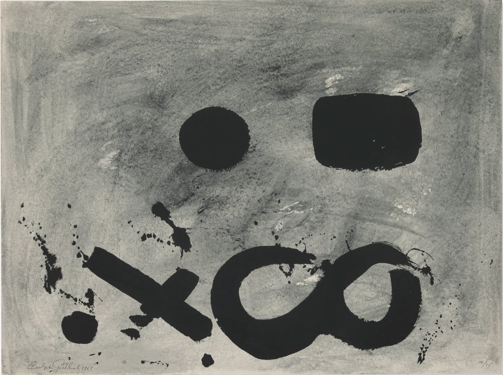 Gottlieb, Adolph | Figure Eight, 1967 — available on Composition Gallery