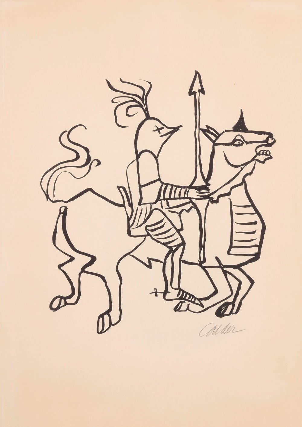 Calder, Alexander | Le Chevalier, 1968 — available on Composition Gallery