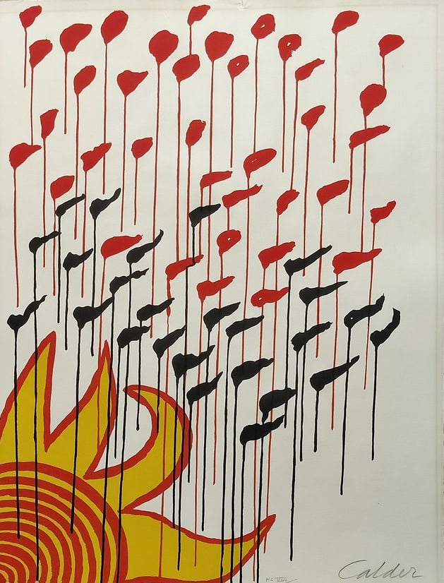 Calder, Alexander | Rain, 1972 — available on Composition Gallery