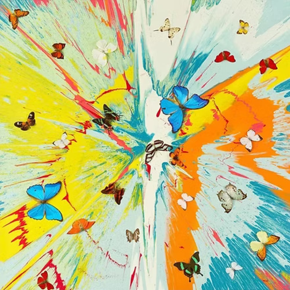 Hirst, Damien | Transient Ephemera from The Dreams H19-4, 2025 — available on Composition Gallery