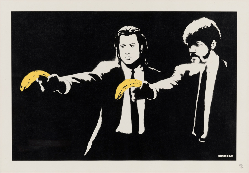 Banksy | Pulp Fiction, 2004 — available on Composition Gallery