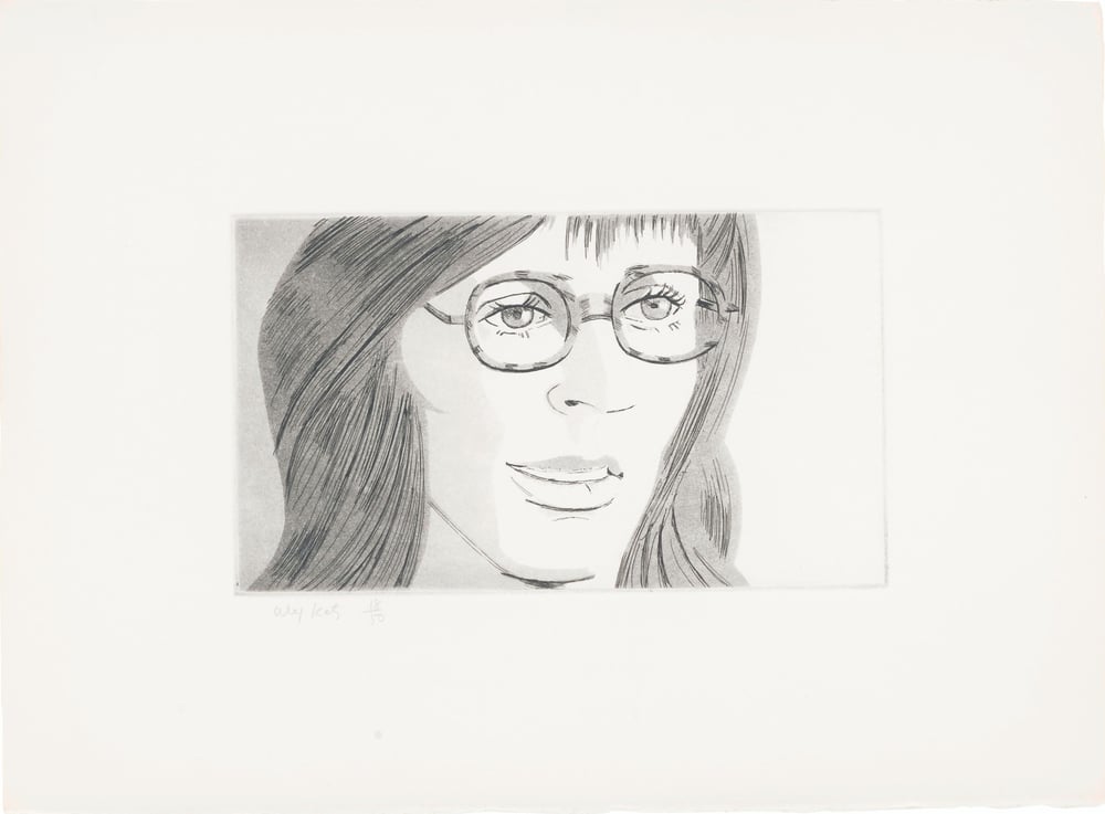 Katz, Alex | June Ekman's Class 1, 1972 — available on Composition Gallery