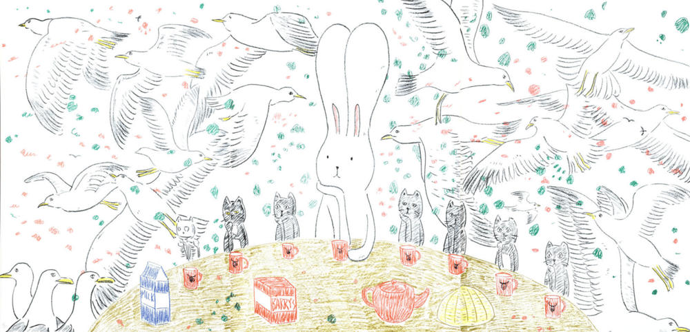 Kaga, Atsushi | Usacchi con gaviotas, 2023 — available on Composition Gallery Kaga, Atsushi | Usacchi con gaviotas, 2023 — available on Composition Gallery